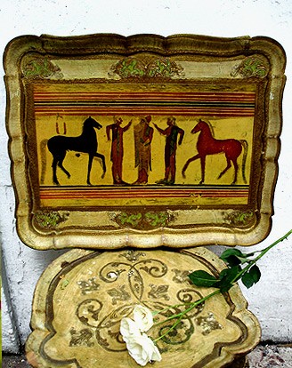 60S ITALIAN HORSEPLAY TRAY